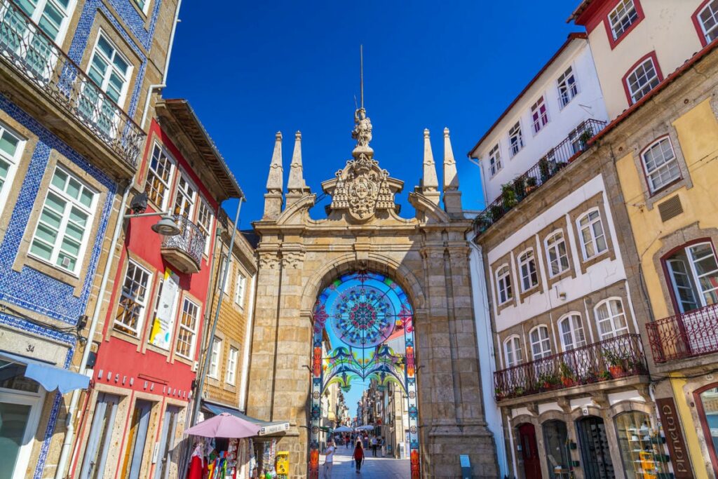 Arco da Porta Nova in braga portugal