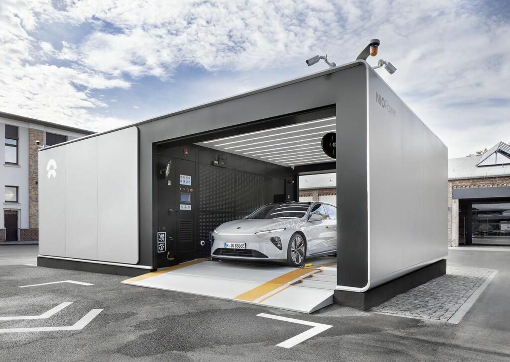 Nio Nears 50 Battery Swap Stations in Europe, Opens the 16th in Germany