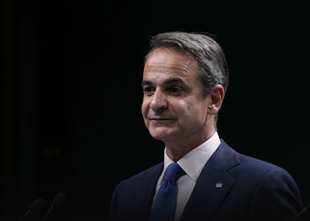 Greek Prime Minister Kyriakos Mitsotakis