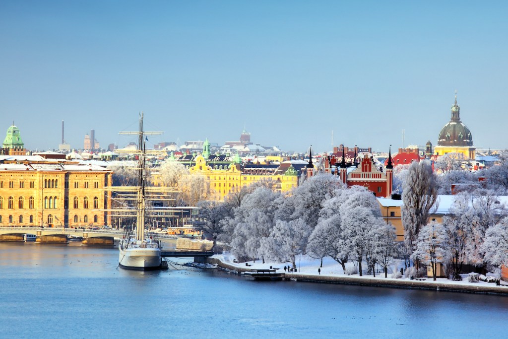 Stockholm in the winter