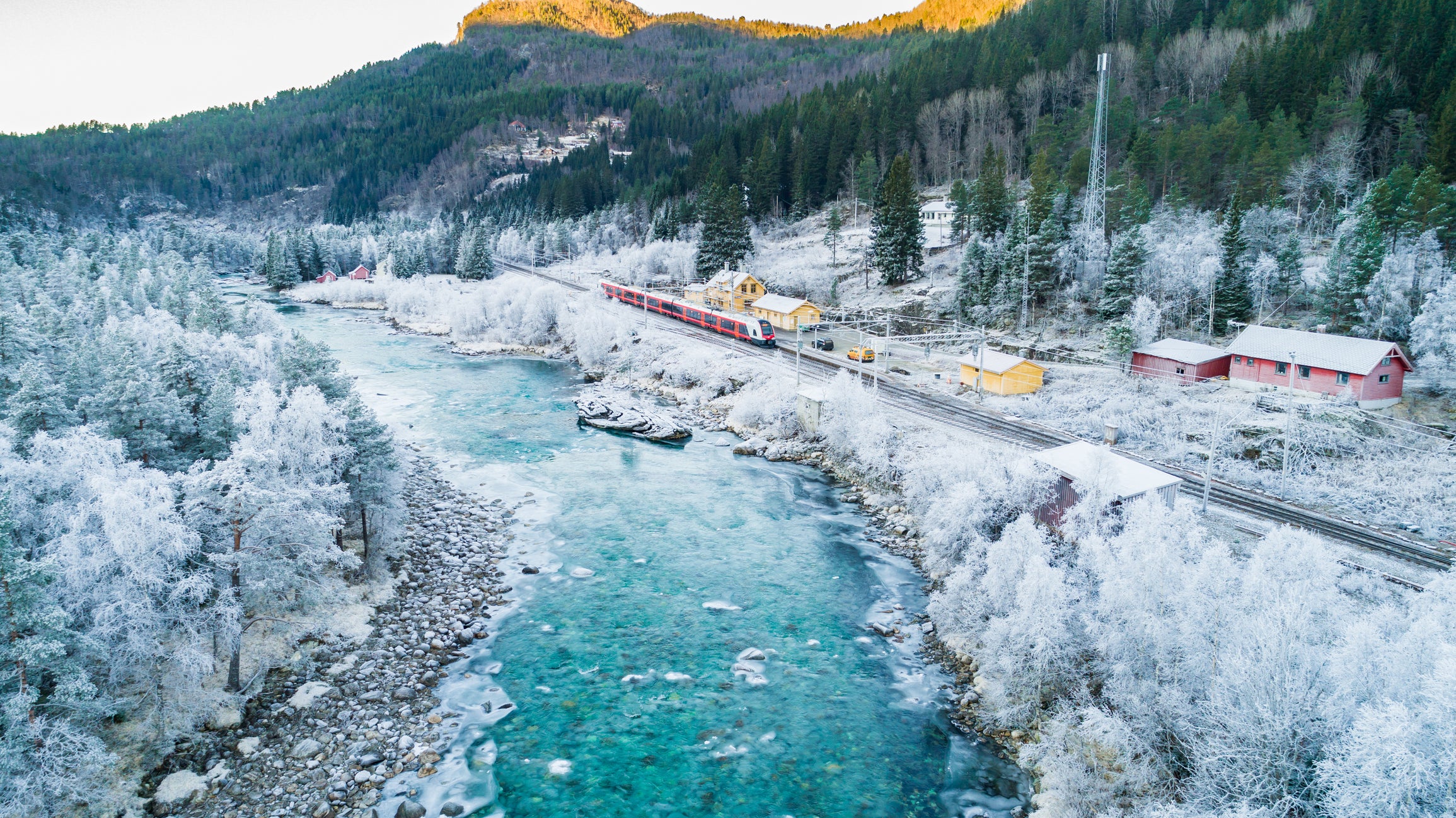 Catch the sky turn green on an eco-friendly train journey through Abisko National Park