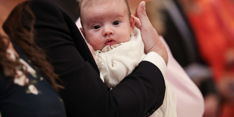 A royal family celebration in Luxembourg as Prince Francois is christened