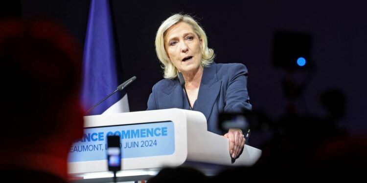 Marine Le Pen promises French far right will rein in aid to Ukraine, slams soccer star Mbappé
