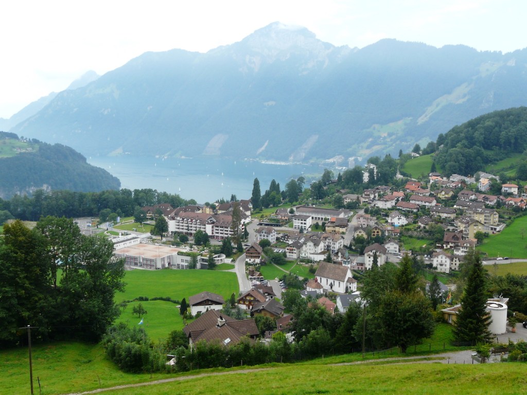 The village of Morschach in Switzerland.