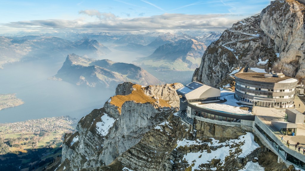 Mount Pilatus in Switzerland.