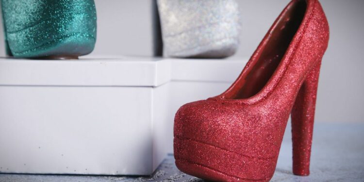 These Glittery Stilettos Are Made Out Of Chocolate