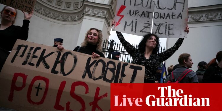 Europe: Polish MPs vote against bill decriminalising abortion assistance – as it happened | Europe