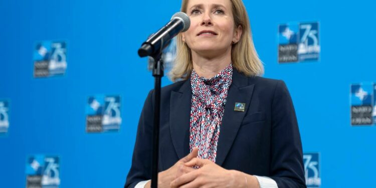 Estonia's Prime Minister Kaja Kallas steps down to…