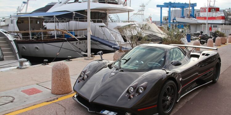 Pagani Zonda F Roadster Clubsport Spotted in Monaco