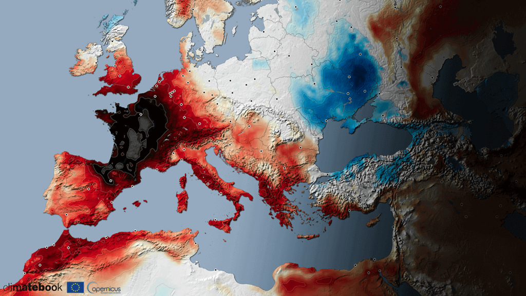 Western Europe faces intense Heatwave as Olympics kick off; scorching heat develops next week