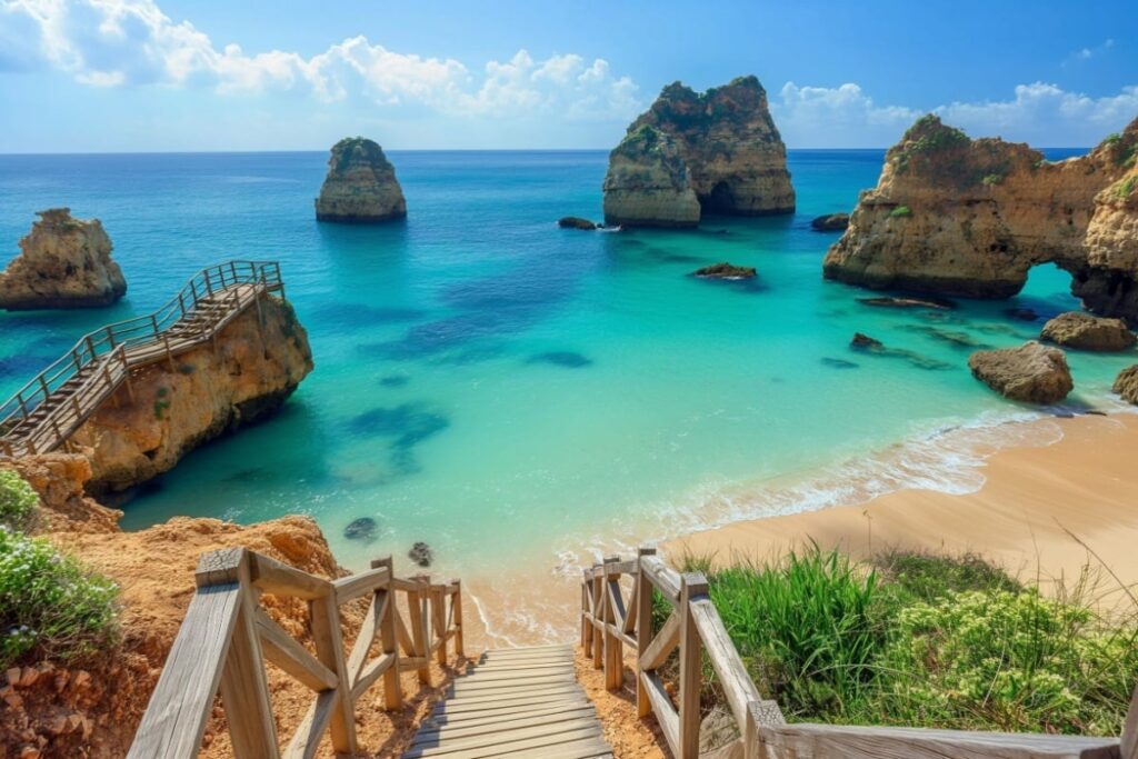 A beautiful beach in the Algarve, Portugal