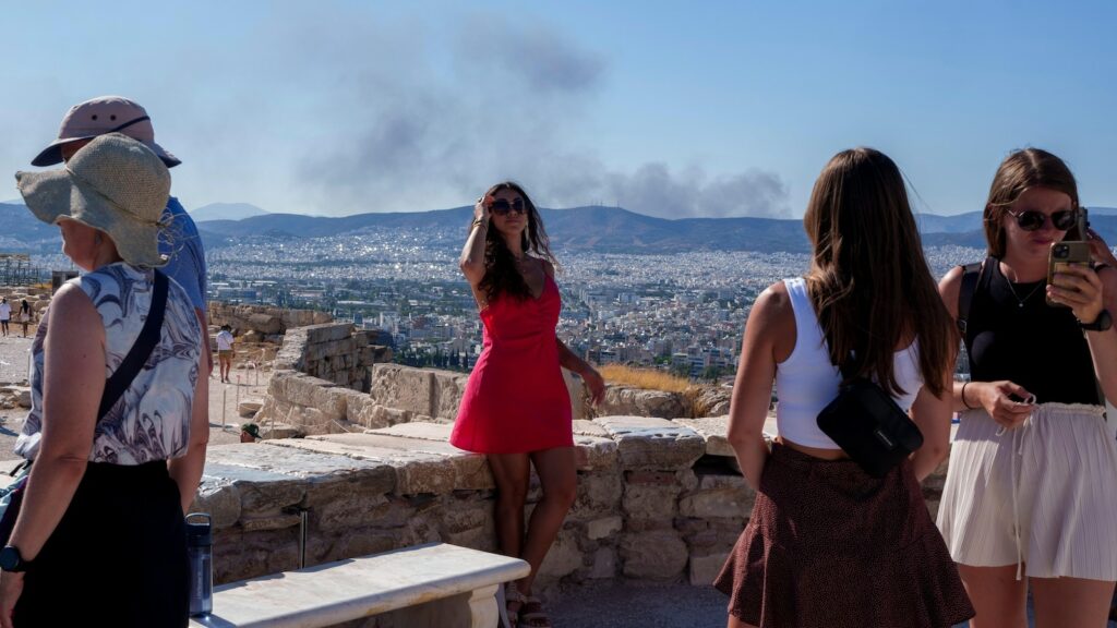 Greece shuts Acropolis during hottest part of day as southern Europe swelters
