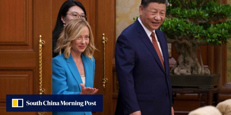 China urges Italy to play ‘constructive’ role in ties between Beijing and Europe
