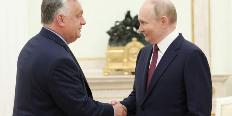 Hungary's Prime Minister Orban visits Russia