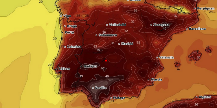 Irish holidaymakers face extreme heat in Spain as temperatures soar to 40C amid southern Europe heatwave