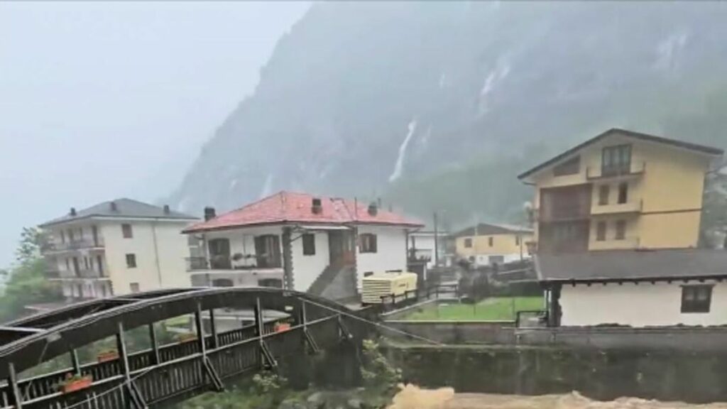 Italy: Village floods due to torrential rain | World News – Sky News
