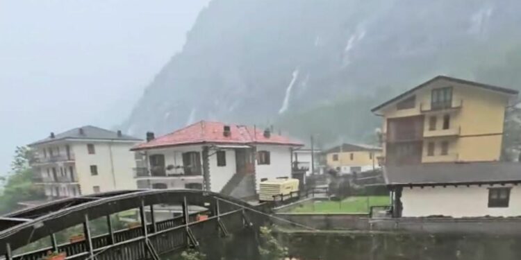 Italy: Village floods due to torrential rain | World News - Sky News