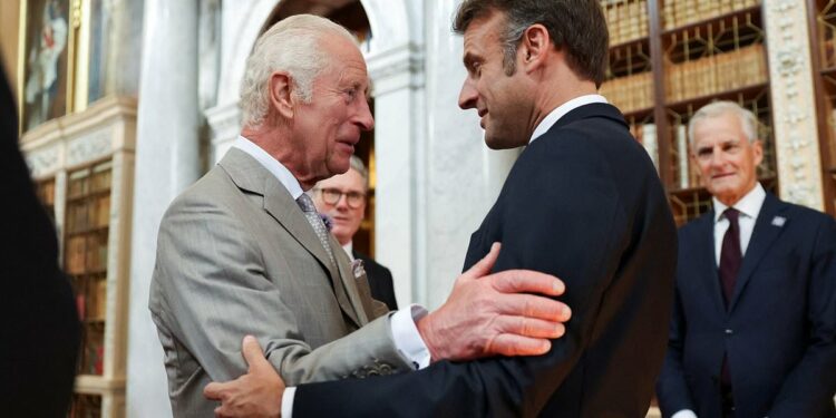 King Charles recalls 'agonising' England defeat to Spain at the Euros during Blenheim Palace conference with over 40 European leaders including Keir Starmer and Emmanuel Macron