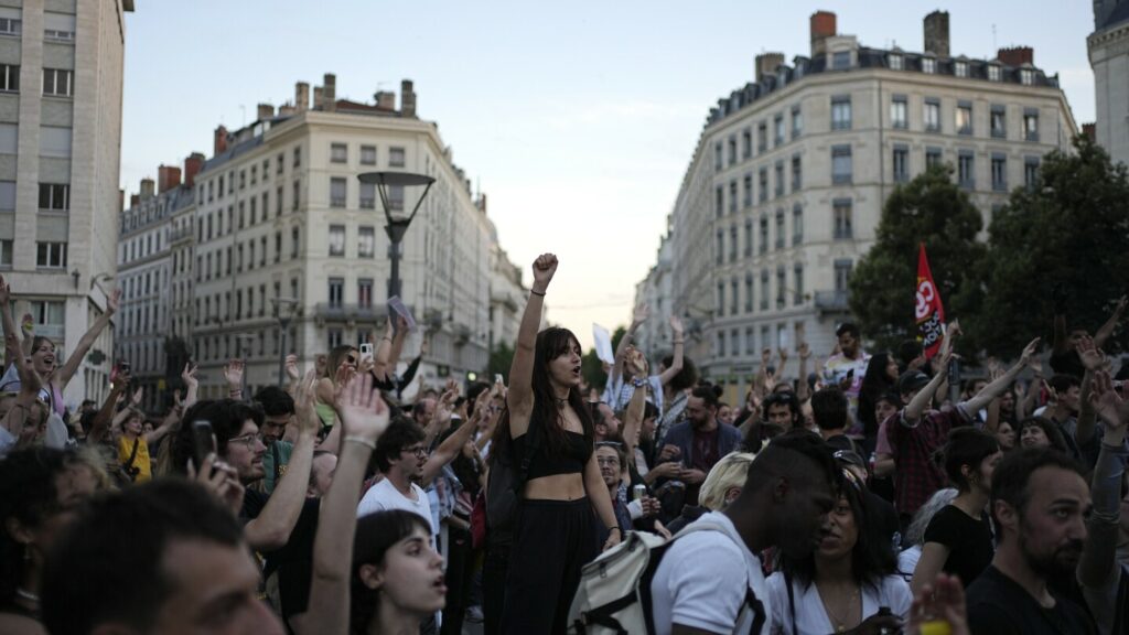 Leaders in Europe and the US express relief mixed with concern about France's election result