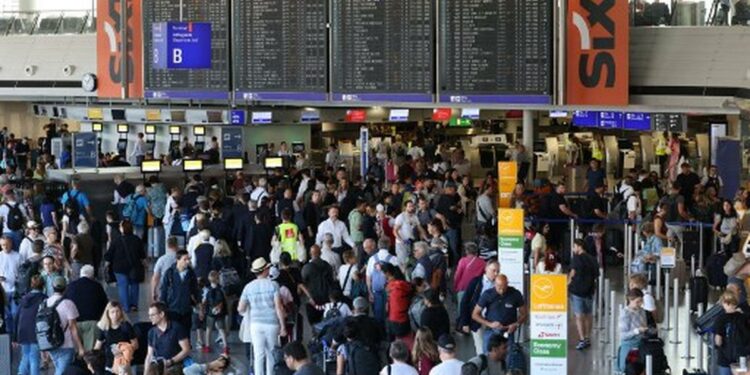 More than 100 flights cancelled in Germany as environmental activists target airports across Europe