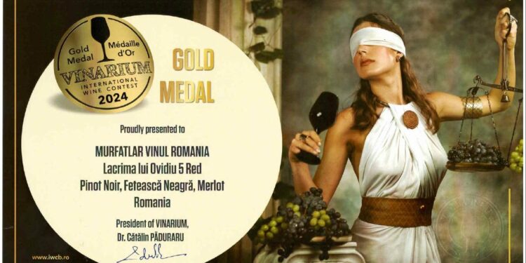 Murfatlar Vinul Wins Gold Medals at Vinarium 2024, the Most Prestigious Wine Competition in Eastern Europe