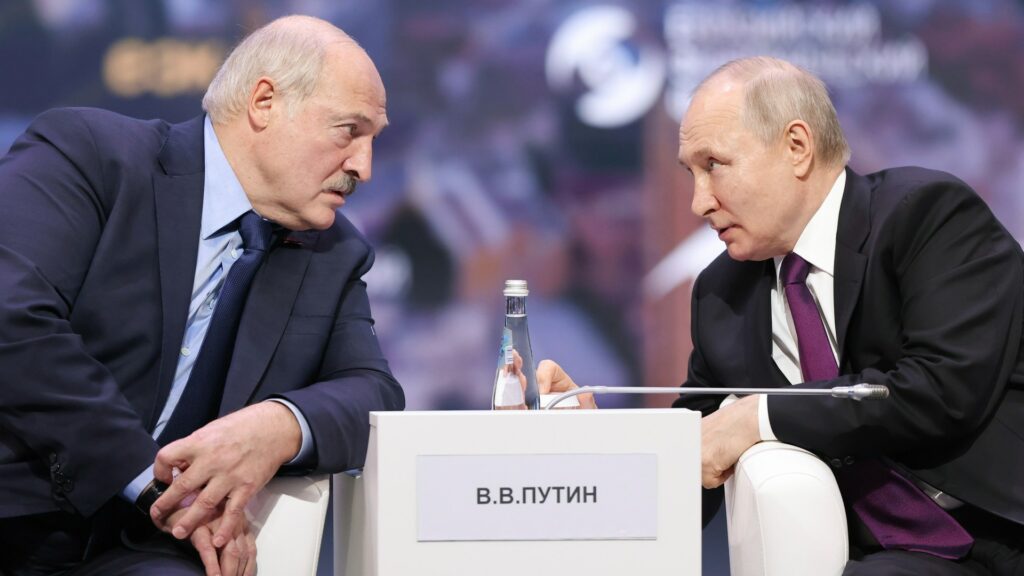 Putin's pal 'Europe's last dictator' Lukashenko falls ill & loses consciousness at summit with Vlad & Xi, reports claim