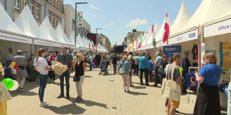 RTL Today - European Capital of Culture: Europe Day celebrations held in Esch-sur-Alzette