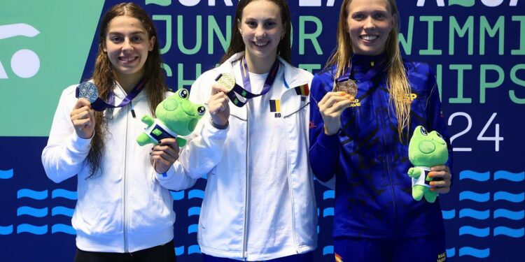 Romanian swimmer wins gold medal at European Junior Championships in Vilnius