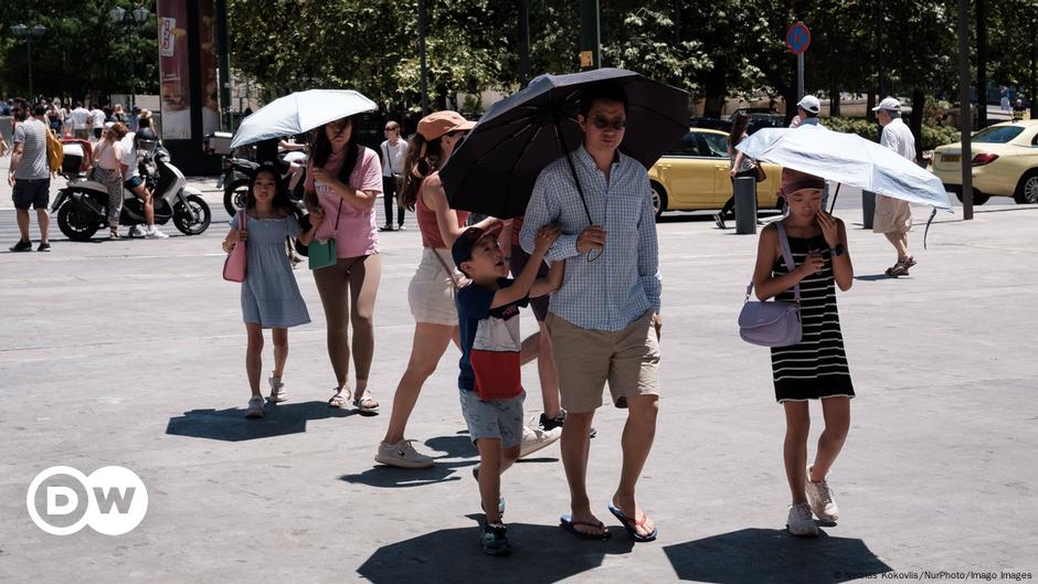 Scorching heatwave bakes Greece, Balkan region – DW – 07/17/2024