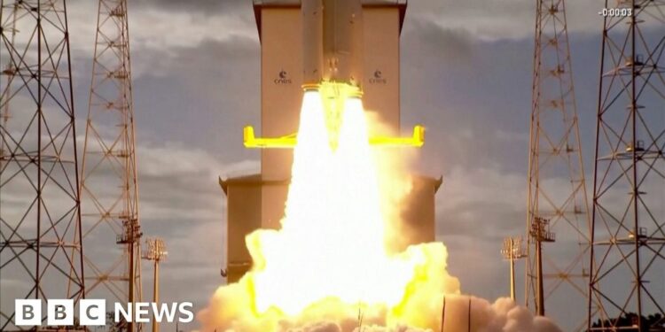 Watch new rocket blast into space on first flight