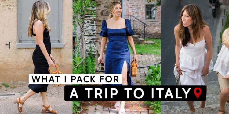 What To Pack For A Summer Trip To Italy