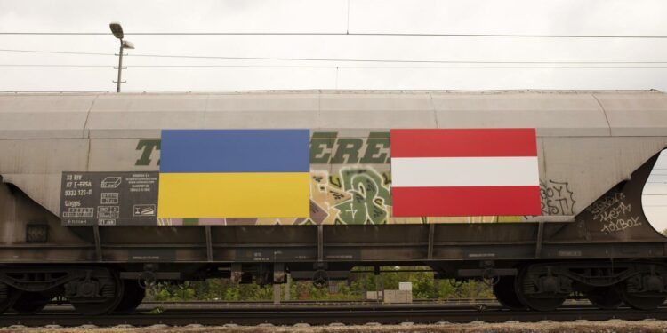 With Ukraine's ports blocked, trains in Europe haul grain