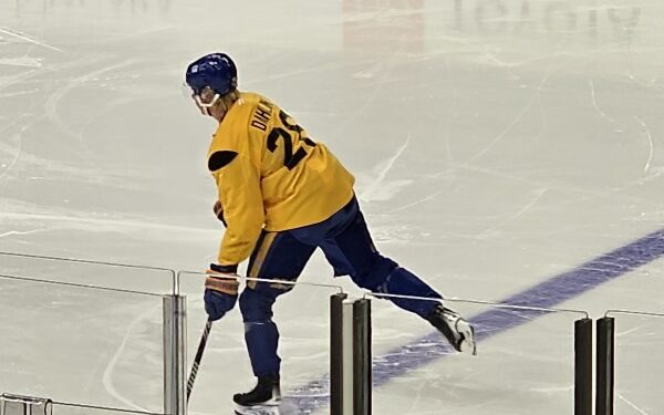 Dahlin Practices Before Sabres Depart For Europe