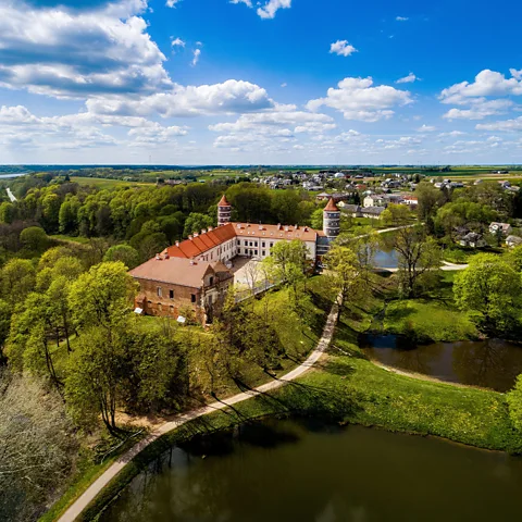 Alamy The Castle of Panemunė is one of many castles found along the route (Credit: Alamy)