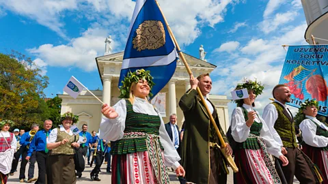 Alamy Book smugglers helped to solidify Lithuanian identity (Credit: Alamy)