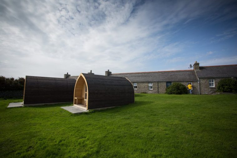 Papa Westray Hostel's bothies (Photo: Orkney.com)