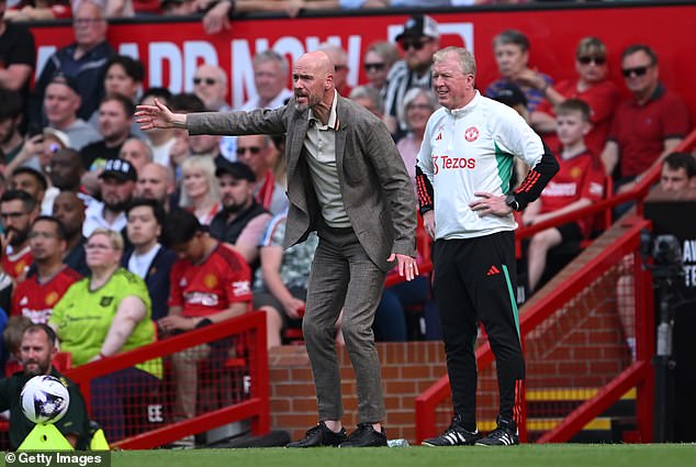 The pair later reversed roles when Ten Hag became the manager of Manchester United