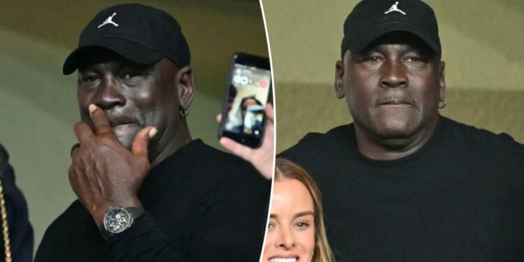 Michael Jordan sets off fan concerns at Monaco-Barcelona soccer match