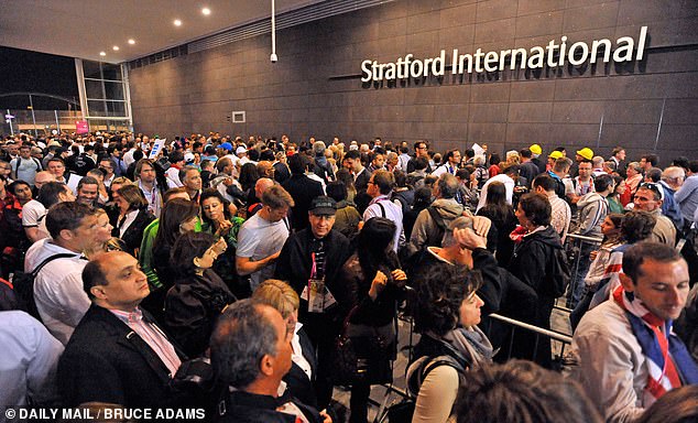 Stratford International was busy during London 2012 (pictured after the opening ceremony)