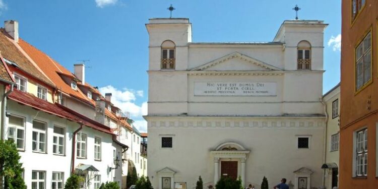 Catholic Cathedral St. Peter and Paul in the Diocese of Tallinn, Estonia.