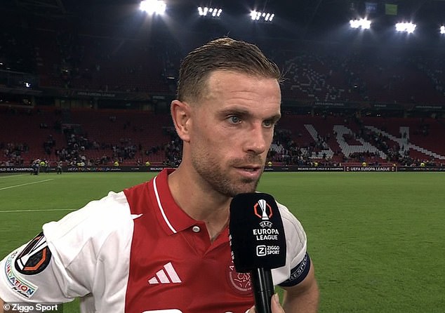 Henderson played down his clash with Traore during a post-game interview with Ziggo Sport