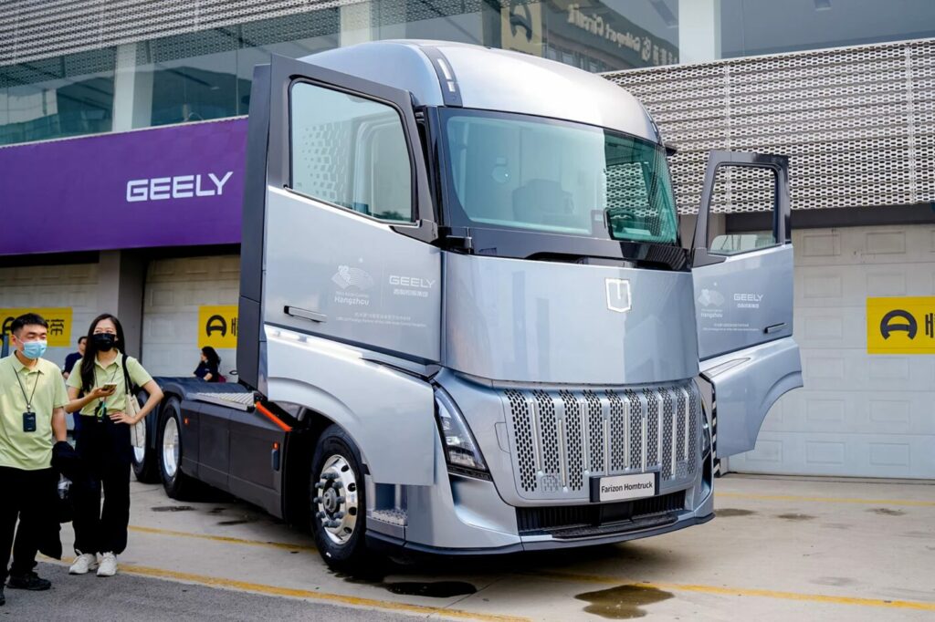 Duvenbeck becomes first European customer for Geely's electric Homtruck