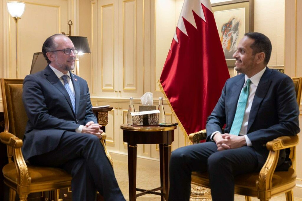 Prime Minister Meets Federal Minister For European And International Affairs Of Austria