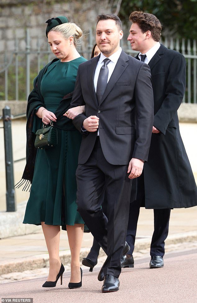 Theodora and Matthew appeared in Windsor in February 2024 when they attended a memorial service for King Constantine