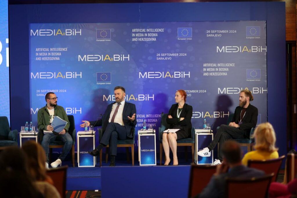 Conference on the use of Artificial Intelligence in Media held in Sarajevo