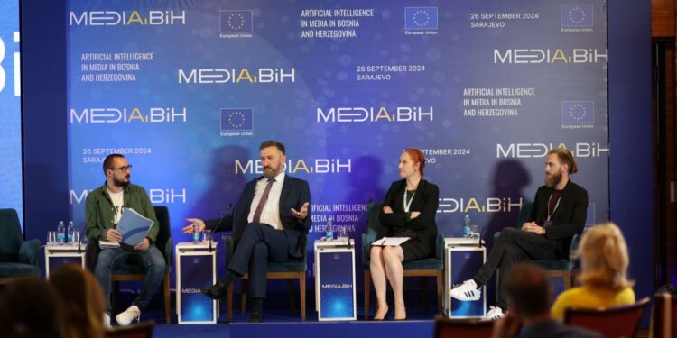 Conference on the use of Artificial Intelligence in Media held in Sarajevo