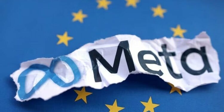 eu flag and meta logo are seen in this illustration may 22 2023 photo reuters