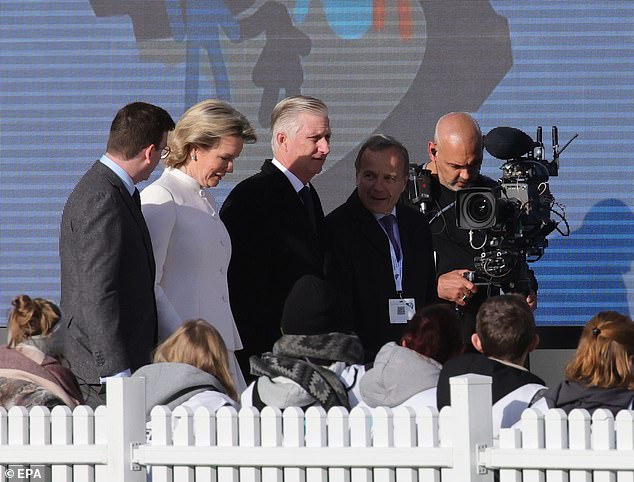 Today marks the end of the visit from the Pope, 87, who has been staying in Belgium as part of a trip to 'the heart of Europe' to discuss the continent's role in the world