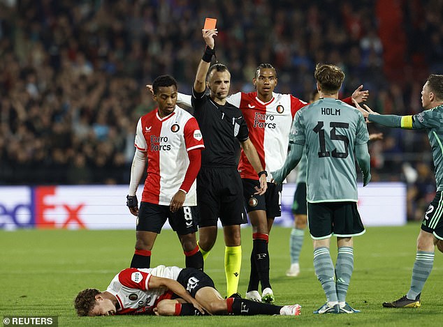 Holm pleads his innocence but his dismissal hurt Celtic against Feyenoord