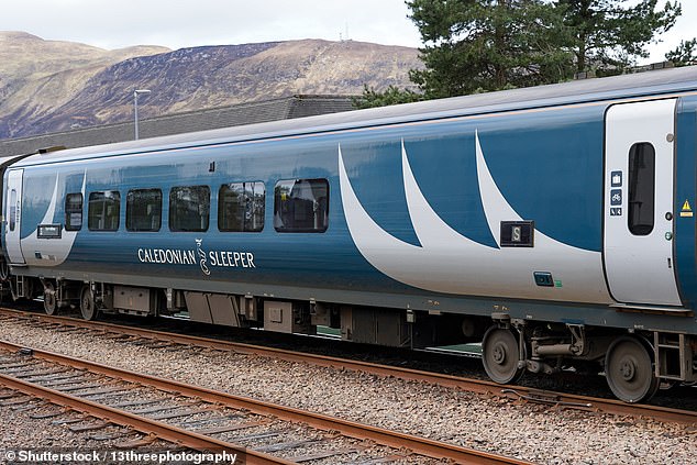 Take in fine highland scenery on the Caledonian Sleeper train, which runs between London and Scotland